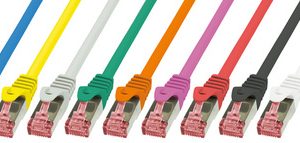 LOGILINK - Câble réseau éthernet - Cat. 6 - S/FTP - 0,25 m -  orange