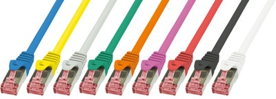 LOGILINK - Câble réseau éthernet - Cat. 6 - S/FTP - 0,25 m - orange 1 LOGILINK - Câble réseau éthernet - Cat. 6 - S/FTP - 0,25 m - orange