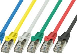 LOGILINK - Câble Patch - Cat. 5e - F/UTP - 5 m - noir - gaine en PVC