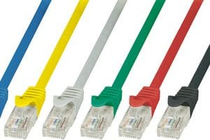 LOGILINK - Câble réseau éthernet - Cat. 5e - U/UTP - 2  m - jaune - gaine en PVC