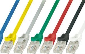 LOGILINK - Câble réseau éthernet EconLine - Cat. 6 - U/UTP - 1 m - noir