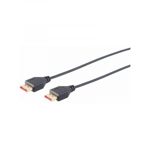 SHIVERPEAKS - BASIC-S Câble DisplayPort 1.4, slim, 1,5 m, noir