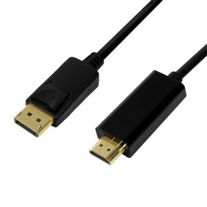 LOGILINK - Câble de connexion DisplayPort 1.2-HDMI 1.4, 2,0 m