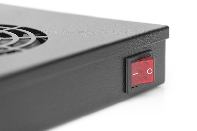 DIGITUS - unité de ventilation 19", 1 U, 2 ventilateurs 120 mm 4 DIGITUS - unité de ventilation 19", 1 U, 2 ventilateurs 120 mm – Image 4