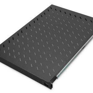 DIGITUS Panneau De Guidage Câbles 19" 1U - 5 Passes De Câbles 40x60 Mm - Pour Rack Serveur, Baie - Gris