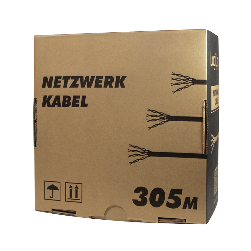 LOGILINK - Câble ethernet, Cat.5e, SF/UTP, 305 m, gris 2 LOGILINK - Câble ethernet, Cat.5e, SF/UTP, 305 m, gris – Image 2