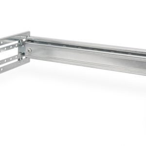 Support Pour Rail DIN 19 Pouces 4U - Dimensions 175x483x215mm - Acier Galvanisé