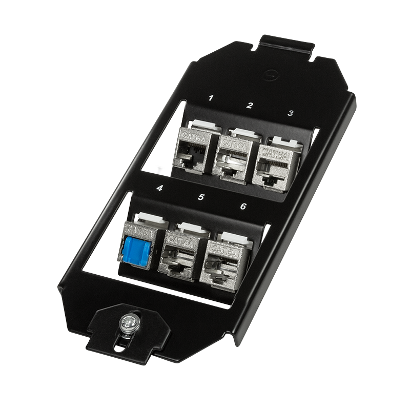 LOGILINK - Support triple dans le sol pour 6 embases Keystone 4 LOGILINK - Support triple dans le sol pour 6 embases Keystone – Image 4