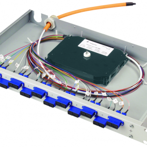Telegartner - Panneau de brassage Basis eco 19", 12 prises SC