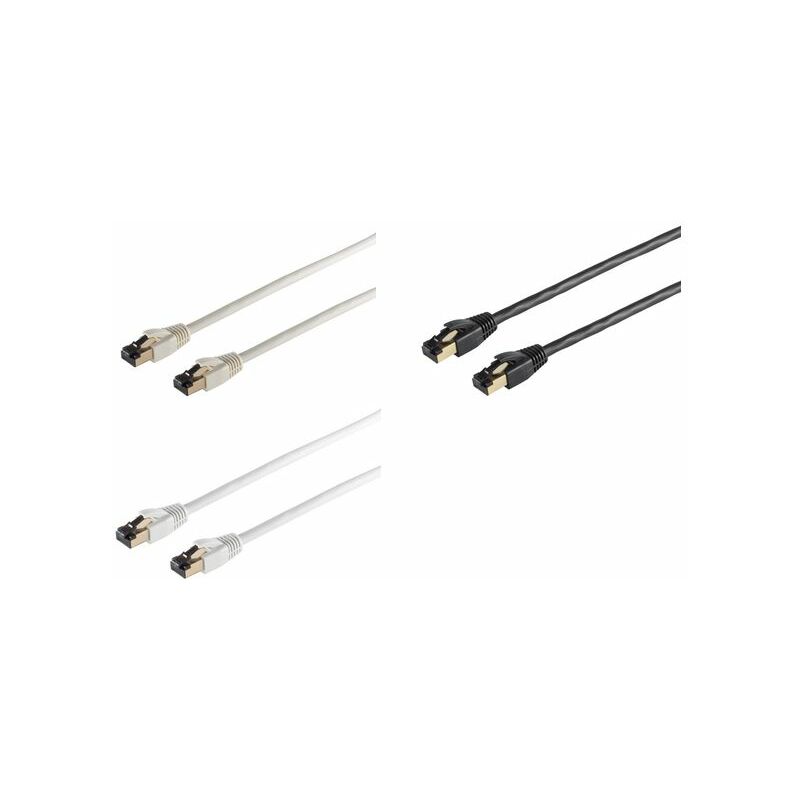 shiverpeaks BASIC-S câble éthernet, Cat. 8, F/FTP, 7,5 m, blanc 1 Câble cat.8 shiverpeaks BASIC-S câble éthernet, Cat. 8, F