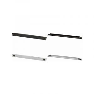 Accessoires LogiLink Panneau plein 19", 1 U, en métal, noir (RAL9005) pour une meilleure circulation de l'air lors de l'obturation des racks ouverts, pour l'installation 19" dans 1 U (44 mm),
