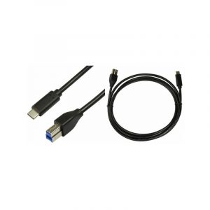 LogiLink Câble USB 3.2, USB-C - USB-B mâle, 2,0 m, noir