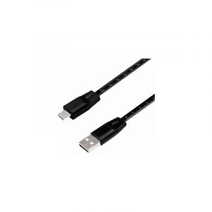 LogiLink Câble USB 2.0 avec règle, USB-A - Micro-USB mâle