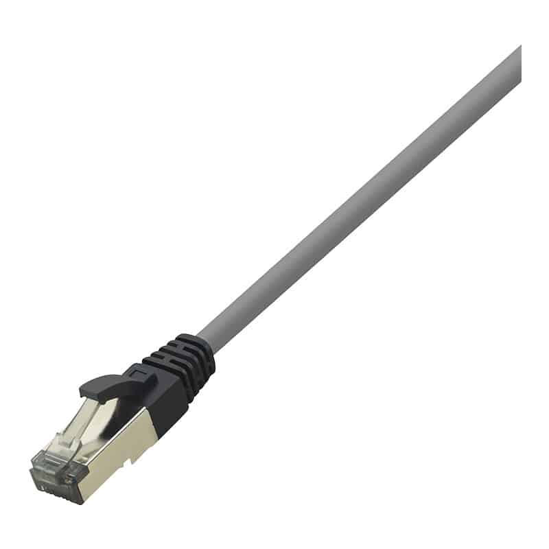 LogiLink câble éthernet premium, Cat. 8.1, S/FTP, 1,0 m, gris 1 Câble cat.8 LogiLink câble éthernet premium, Cat. 8.1, S