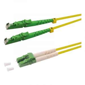 Câbles fibres optiques, OS2 LogiLink Câble patch à fibre optique, LSH-Duplex - LC-Duplex OS2, 5,0 m, LSH-Duplex mâle - LC-Duplex mâle, monomode, 9