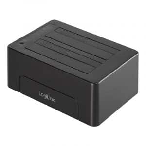 LogiLink Docking Station USB 3.1 disque dur, 2x 2,5"/3,5"
