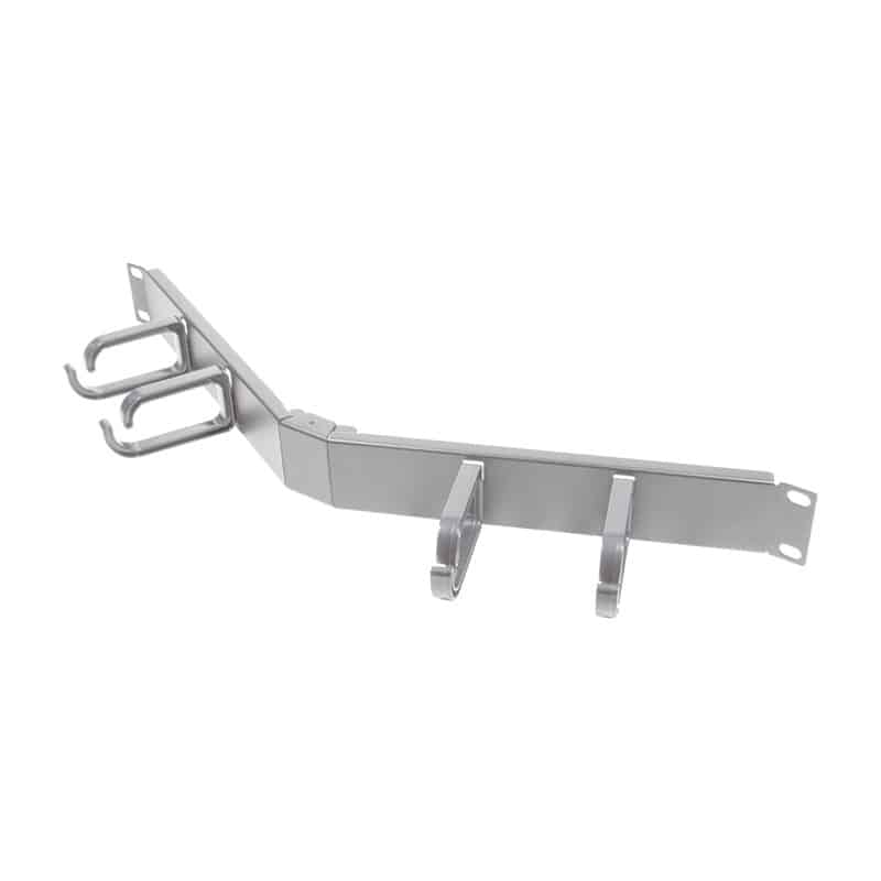 LogiLink Panneau guide-câbles 19", 1 U, courbé, gris clair 1 Gestions de câbles LogiLink Panneau guide-câbles 19", 1 U, courbé, gris clair (RAL7035), 5 étriers en plastique 75 x 40 mm, tôle d'acier, pliant, dimensions: (L)482,6 x (P)91,8 x (H)43,8 mm