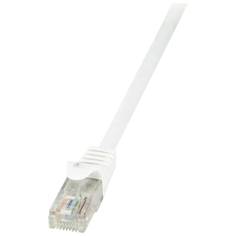 LogiLink câble éthernet EconLine, Cat. 6, U/UTP, 0,5 m, blanc 1 Câble cat.6 LogiLink câble éthernet EconLine, Cat. 6, U