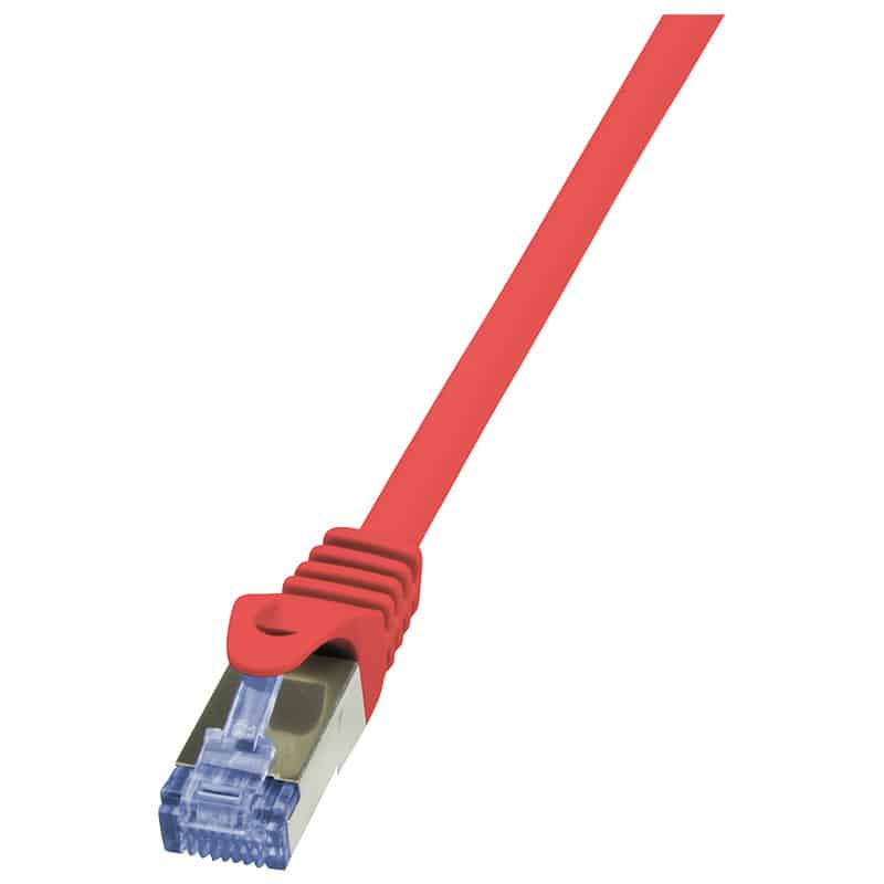 LogiLink câble éthernet, Cat. 6A, S/FTP, 5,0 m, rouge 1 Câble cat.6A LogiLink câble éthernet, Cat. 6A, S