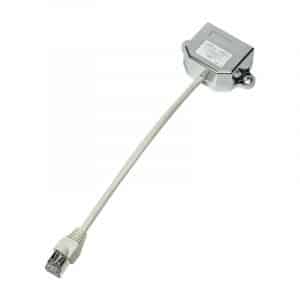 Adaptateurs LogiLink Adaptateur T RJ45, 2 x ISDN 1 x RJ45 mâle - 2 x RJ45 femelle (ISDN), blindé, longueur de câble: 0,15 m, affectation de broches: 1-3