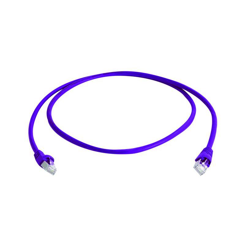 Telegaertner câble éthernet, Cat.6A (profond), S/FTP, 5 m,violet 1 Câble cat.6A Telegaertner câble éthernet, Cat.6A (profond), S