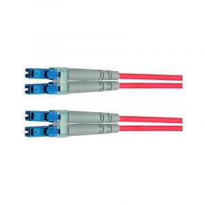 Câbles fibres optiques, OM3 Telegaertner Câble patch à fibres optiques, OM3, 5 m LC-Duplex - LC-Duplex (L00873A0000