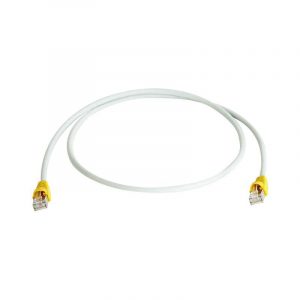 Câble cat.6A Telegaertner X-Over câble éthernet, Cat.6A (profond), S-FTP, 5 m manchon jaune, blindage par paire de film et tresses (L00003A0067