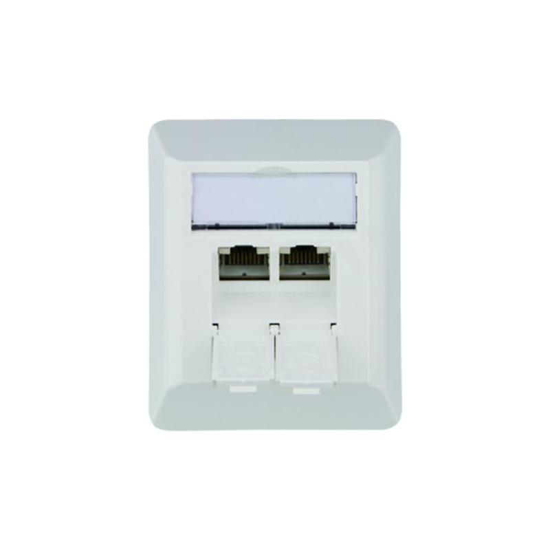 Telegartner - Boîte de raccordement AMJ45 Cat.6A (profond), 1 Telegartner - Boîte de raccordement AMJ45 Cat.6A (profond),