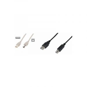 DIGITUS Câble de raccordement USB, USB-A - USB-B mâle, 1,0 m