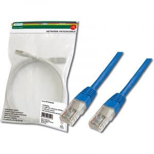 UTP, 5,0 m, bleu 4 x 2 AWG 26