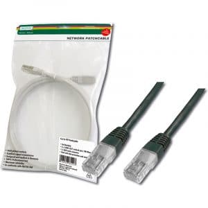 UTP, 3 m, noir 4 x 2 AWG 26