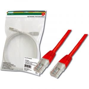 7, paire torsadée, 100 Ohms, 2 x mâle RJ45 non blindé, manchon avec protection anti-plis et décharge de