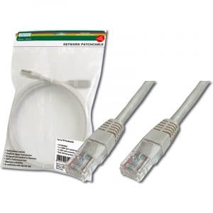 UTP, 15,0 m, gris 4 x 2 AWG 26