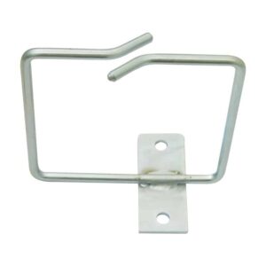 LogiLink Anneaux guide câbles, 100 x 100 mm, argent, zingué